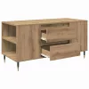 Dohányzóasztal kézműves tölgy 102 x 44.5 x 50 cm Faanyag