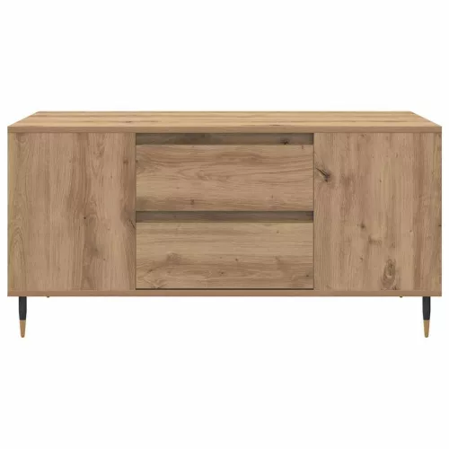 Dohányzóasztal kézműves tölgy 102 x 44.5 x 50 cm Faanyag