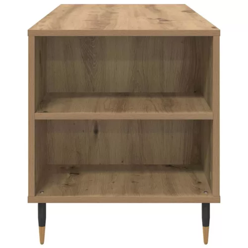 Dohányzóasztal kézműves tölgy 102 x 44.5 x 50 cm Faanyag