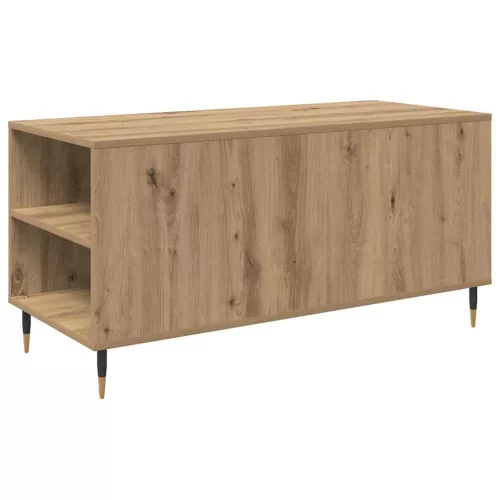Dohányzóasztal kézműves tölgy 102 x 44.5 x 50 cm Faanyag