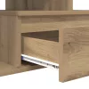 Dohányzóasztal fiókkal kézműves tölgy 90 x 49 x 45 cm Faanyag