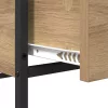 Dohányzóasztal fiókkal kézműves tölgy 100 x 51 x 45 cm Faanyag