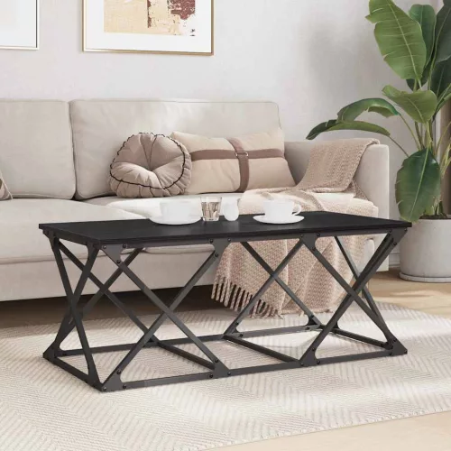 Dohányzóasztal Musta tammi 100 x 49 x 40 cm Faanyag