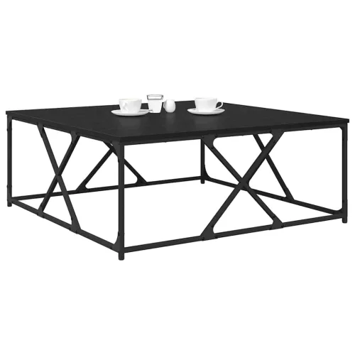 Dohányzóasztal Musta tammi 100 x 100 x 40 cm Faanyag