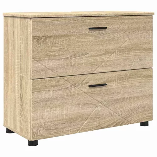 Fürdőszoba Székény sonoma tölgy 76.5 x 35 x 64 cm Faanyag