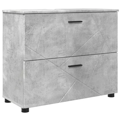 Fürdőszoba Székény Beton szürke 76.5 x 35 x 64 cm Faanyag