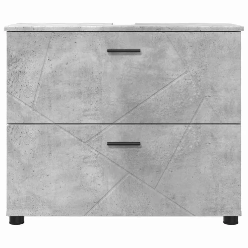 Fürdőszoba Székény Beton szürke 76.5 x 35 x 64 cm Faanyag