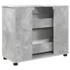 Fürdőszoba Székény Beton szürke 76.5 x 35 x 64 cm Faanyag