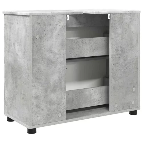 Fürdőszoba Székény Beton szürke 76.5 x 35 x 64 cm Faanyag