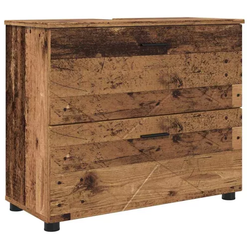 Fürdőszoba Székény fiókkal Régi fa 76.5 x 35 x 64 cm Faanyag