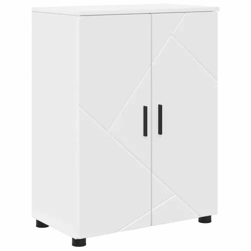 Fürdőszoba Székény polcokkal Fehér 60 x 35 x 80 cm Faanyag