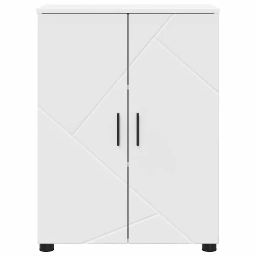 Fürdőszoba Székény polcokkal Fehér 60 x 35 x 80 cm Faanyag