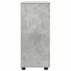 Fürdőszoba Székény ajtóval Beton szürke 60 x 35 x 80 cm Faanyag