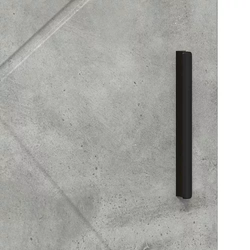 Fürdőszoba Székény ajtóval Beton szürke 60 x 35 x 80 cm Faanyag