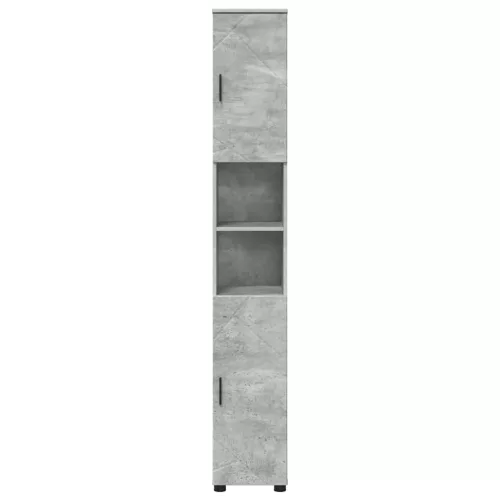Fürdőszobai magas szekrény Beton szürke 30 x 35 x 192 cm