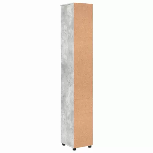 Fürdőszobai magas szekrény Beton szürke 30 x 35 x 192 cm