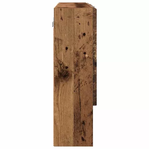 Fürdőszobai tükörszekrény Régi fa 80 x 17 x 55 cm Faanyag