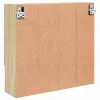 Tükörszekrény polcokkal sonoma tölgy 59 x 17 x 55 cm Faanyag