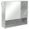 Tükörszekrény polcokkal Beton szürke 59 x 17 x 55 cm Faanyag