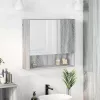 Tükörszekrény polcokkal Szürke sonoma 59 x 17 x 55 cm Faanyag