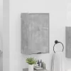 Fürdőszoba Székény Beton szürke 39 x 23.5 x 65 cm Faanyag