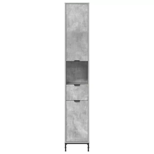 Fürdőszobai magas szekrény Beton szürke 31.5 x 33 x 190 cm