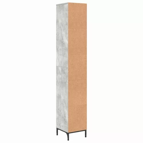 Fürdőszobai magas szekrény Beton szürke 31.5 x 33 x 190 cm