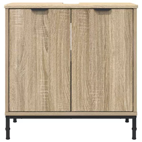 Fürdőszobai mosdószekrény sonoma tölgy 60.5 x 33.5 x 61 cm