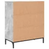Széf Beton szürke 69.5 x 33 x 82 cm Faanyag
