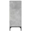 Széf fiókkal Beton szürke 79.5 x 33 x 82 cm Faanyag