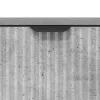 Széf fiókkal Beton szürke 79.5 x 33 x 82 cm Faanyag