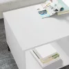 Dohányzóasztal Fehér 90 x 49 x 46 cm Faanyag