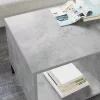 Dohányzóasztal Beton szürke 90 x 49 x 46 cm Faanyag