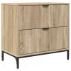 Éjjeli asztal fiókkal sonoma tölgy 63.5 x 36 x 61 cm Faanyag