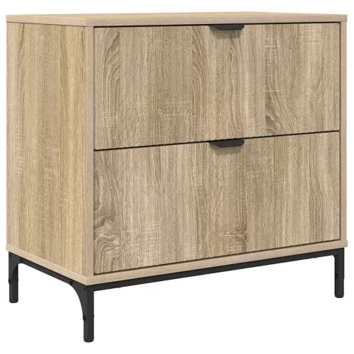 Éjjeli asztal fiókkal sonoma tölgy 63.5 x 36 x 61 cm Faanyag