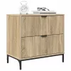 Éjjeli asztal fiókkal sonoma tölgy 63.5 x 36 x 61 cm Faanyag