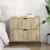Éjjeli asztal fiókkal sonoma tölgy 63.5 x 36 x 61 cm Faanyag