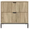 Éjjeli asztal fiókkal sonoma tölgy 63.5 x 36 x 61 cm Faanyag