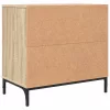Éjjeli asztal fiókkal sonoma tölgy 63.5 x 36 x 61 cm Faanyag