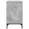 Éjjeli asztal fiókkal Beton szürke 63.5 x 36 x 61 cm Faanyag