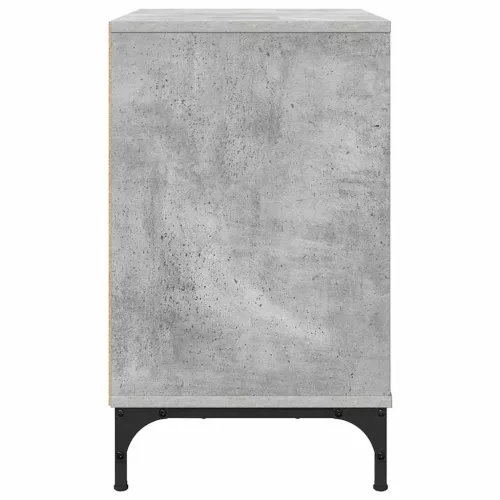 Éjjeli asztal fiókkal Beton szürke 63.5 x 36 x 61 cm Faanyag