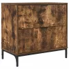 Éjjeli asztal fiókkal Füstölt tölgy 63.5 x 36 x 61 cm Faanyag