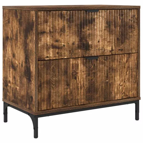 Éjjeli asztal fiókkal Füstölt tölgy 63.5 x 36 x 61 cm Faanyag