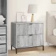 Éjjeli asztal fiókkal Szürke sonoma 63.5 x 36 x 61 cm Faanyag