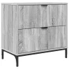 Éjjeli asztal fiókkal Szürke sonoma 63.5 x 36 x 61 cm Faanyag
