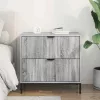 Éjjeli asztal fiókkal Szürke sonoma 63.5 x 36 x 61 cm Faanyag