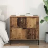 Éjjeli asztal fiókkal Régi fa 63.5 x 36 x 61 cm Faanyag