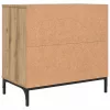 Éjjeli asztal fiókkal kézműves tölgy 63.5 x 36 x 61 cm Faanyag