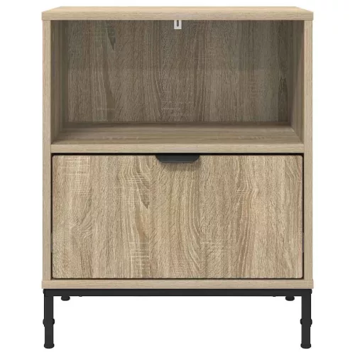 Éjjeliszekrények 2 pcs sonoma tölgy 49 x 36 x 61 cm Faanyag