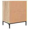 Éjjeliszekrények 2 pcs sonoma tölgy 49 x 36 x 61 cm Faanyag